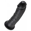 Dildo Penis 8 Inch Negru Thumb 1