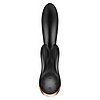 Vibrator Rabbit Satisfyer Double Negru Thumb 2