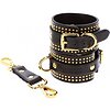 Studded Wrist Cuffs Set Negru Thumb 1