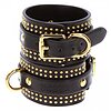 Studded Wrist Cuffs Set Negru Thumb 5