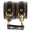 Studded Wrist Cuffs Set Negru Thumb 2