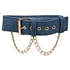 Ride Em Denim Collar and Leash Albastru Thumb 2