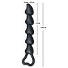 Anal Plug Silicone Hearts Negru Thumb 2