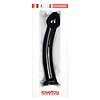 Dildo Just Fun Glass Romance Negru Thumb 1