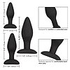 Set Anal Silicone Exerciser Negru Thumb 2