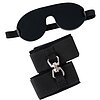 Set Blindfold Handcuffs Negru Thumb 1