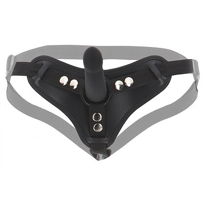 Strap-On Harness with Dong S Negru