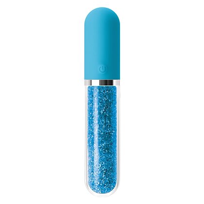 Vibrator Silicon Clasic Stardust Charm Albastru