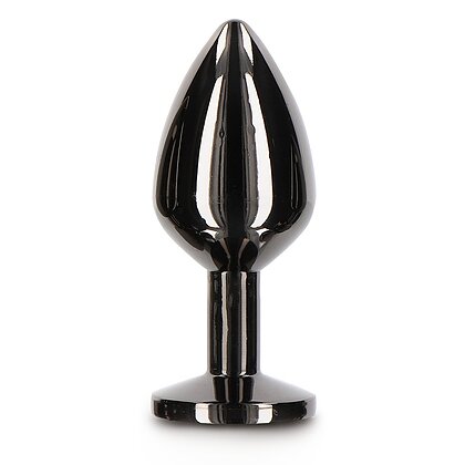 Anal Plug With Diamond Jewel M Negru