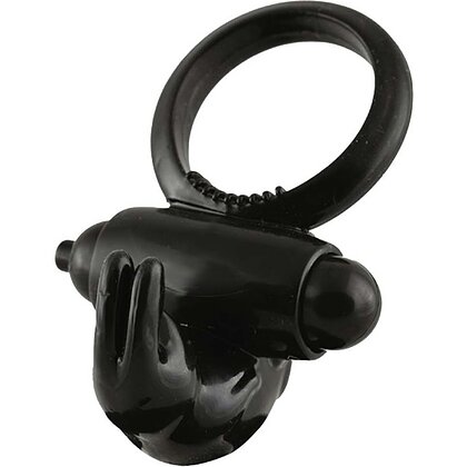 Inel Penis Malesation Vibro-Rabbit-Ring Negru