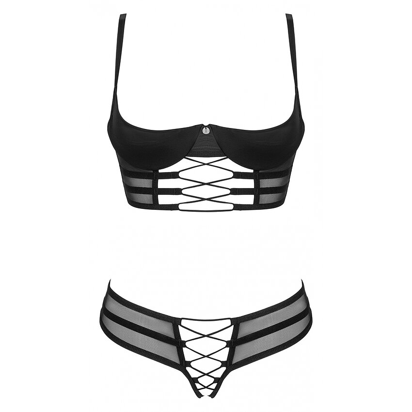 Set Obsessive Roxelia Decupat Negru