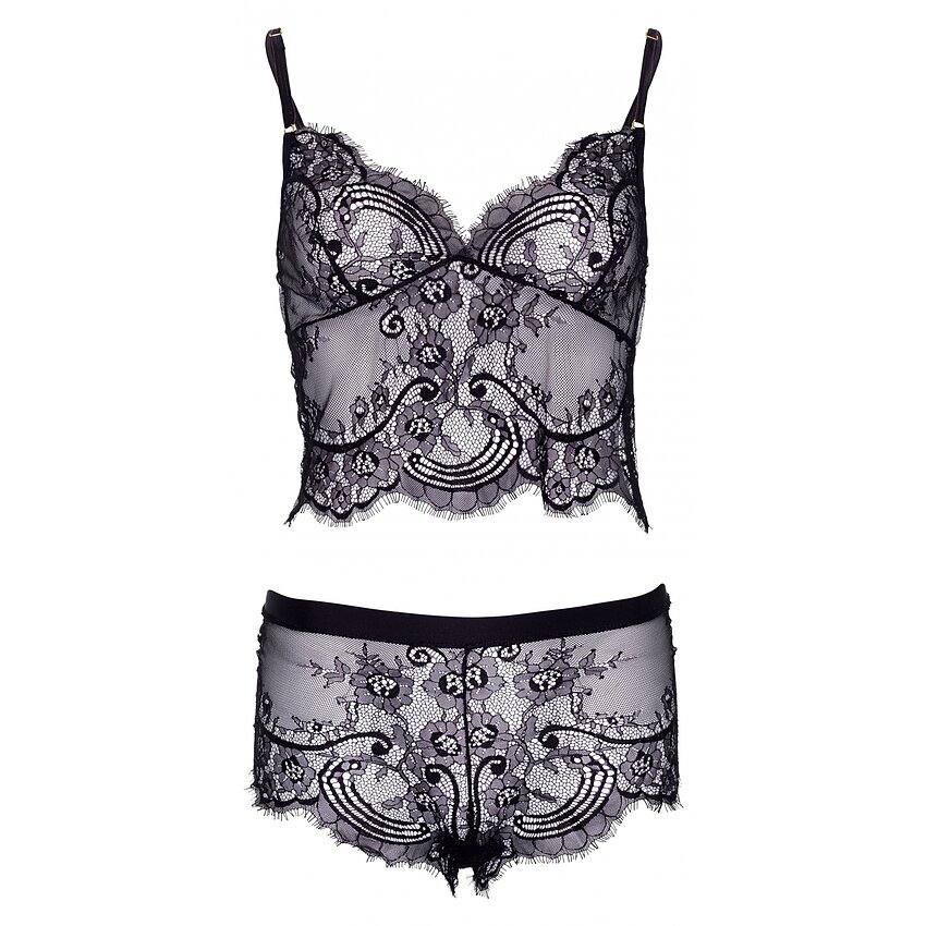 Set Leg Avenue Eyelash Lace Negru