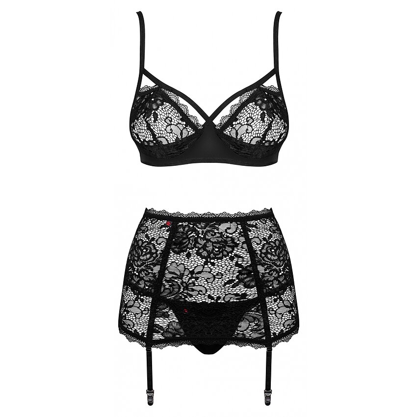 Set Obsessive Peonesia Negru